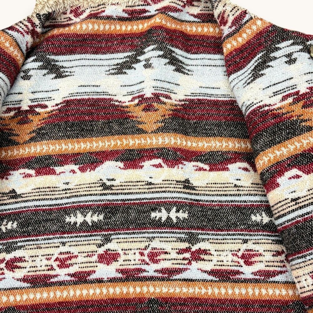 Idyllwind Miranda Lambert Reversible Denim Blanket Jacket Western Boho SM - Picture 8 of 9